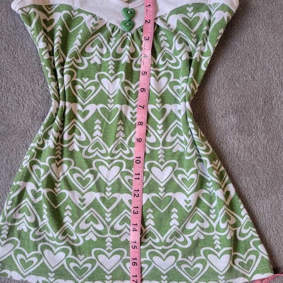 2000s y2k green cami / tank top - Picture 2 of 5